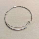 Small Hoop Silver Earrings