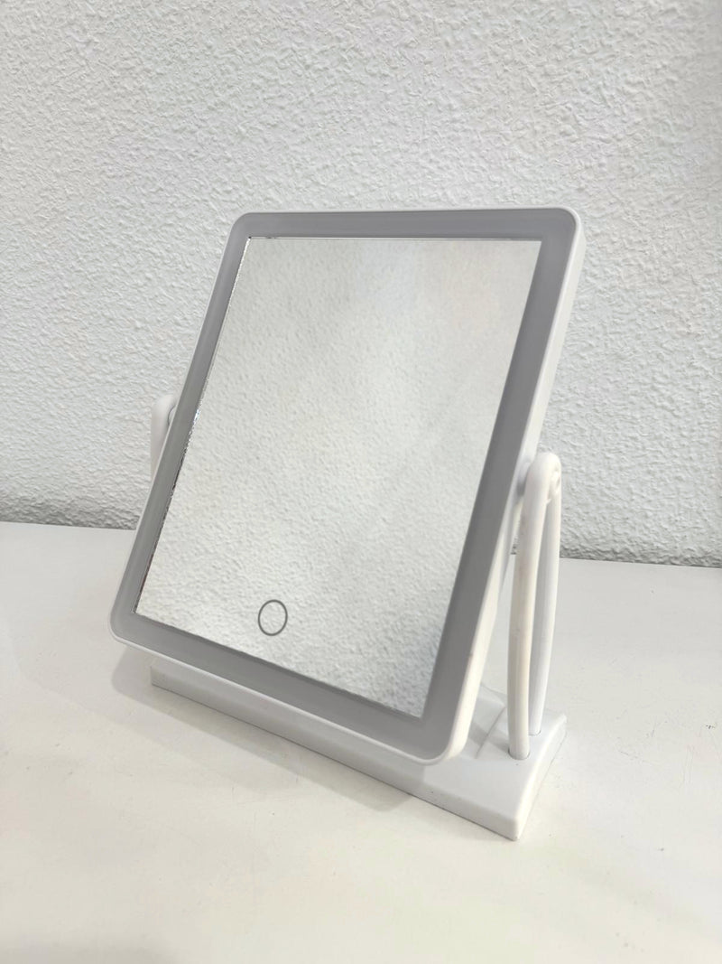 Makeup mirror with LED light