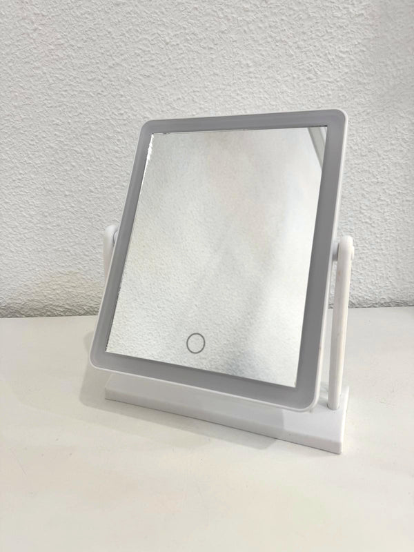 Makeup mirror with LED light