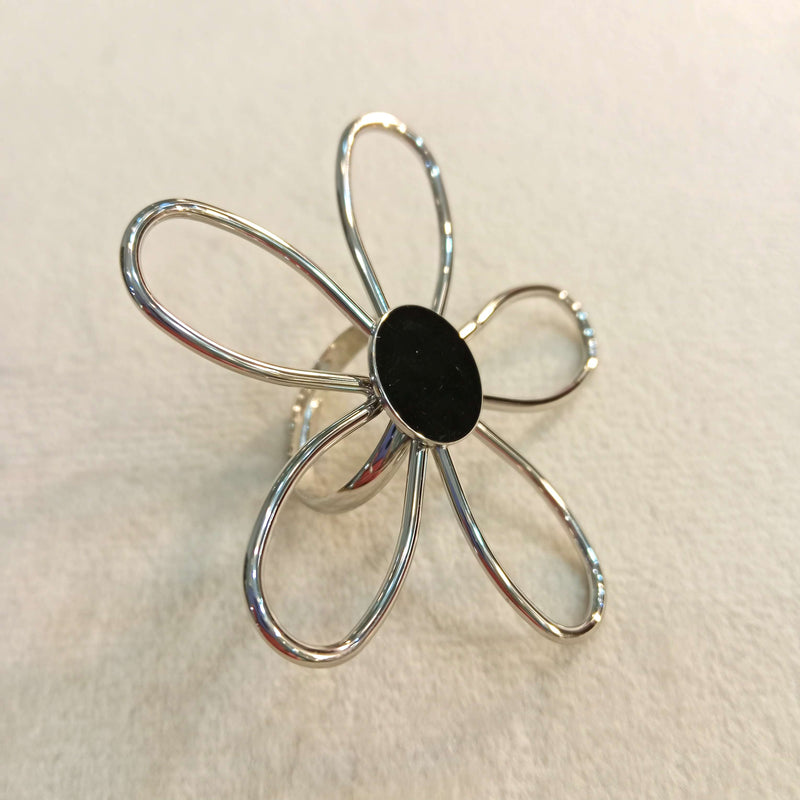 Anillo Flor Plata