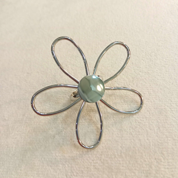 Anillo Flor Plata